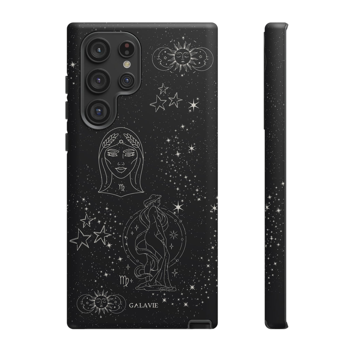 Virgo Zodiac Phone Case – Noir