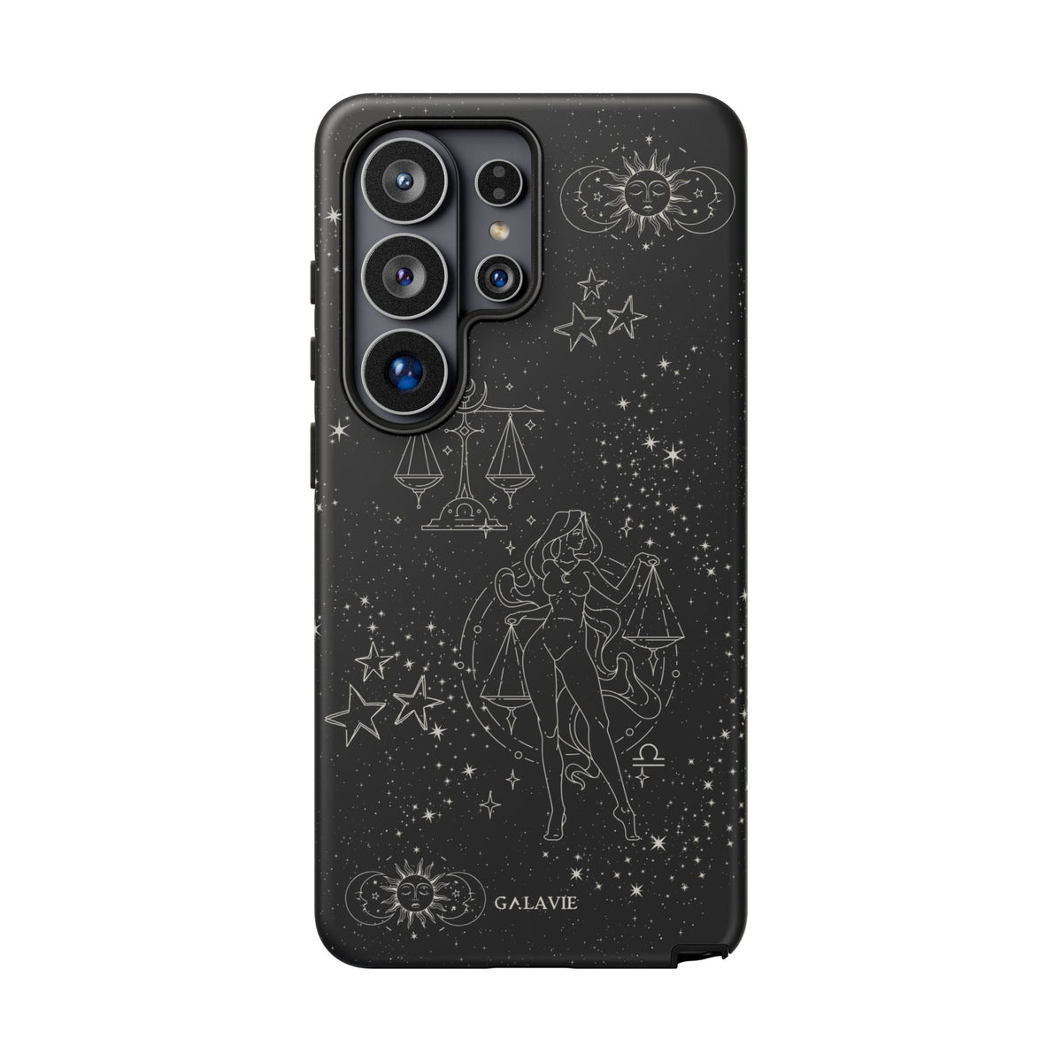 Libra Zodiac Phone Case – Noir