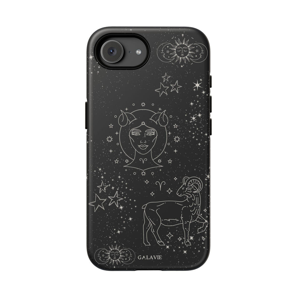 Aries Zodiac Phone Case – Noir