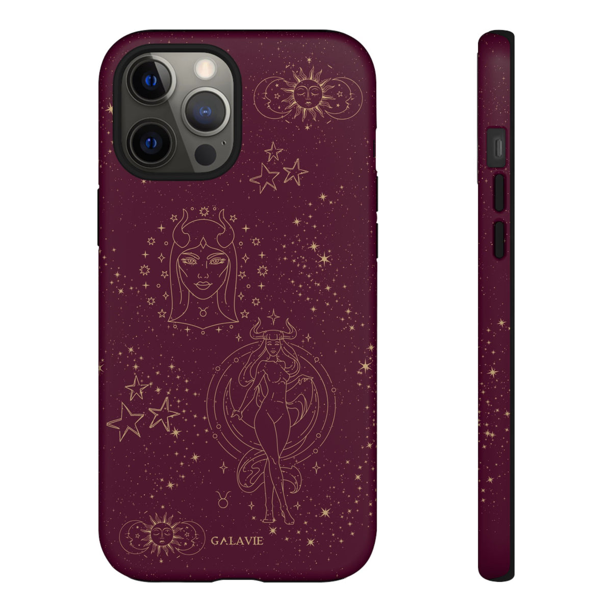 Taurus Zodiac Phone Case – Merlot