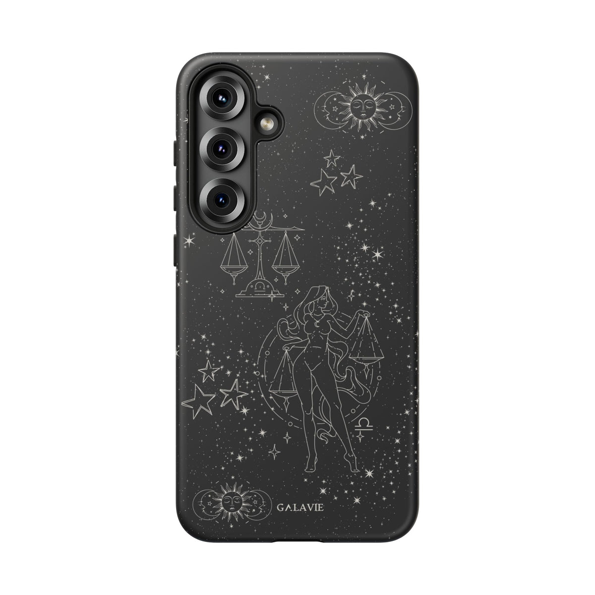 Libra Zodiac Phone Case – Noir