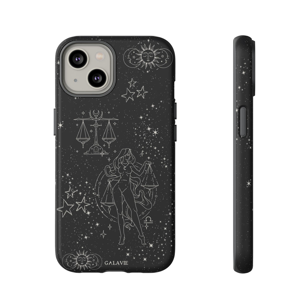 Libra Zodiac Phone Case – Noir