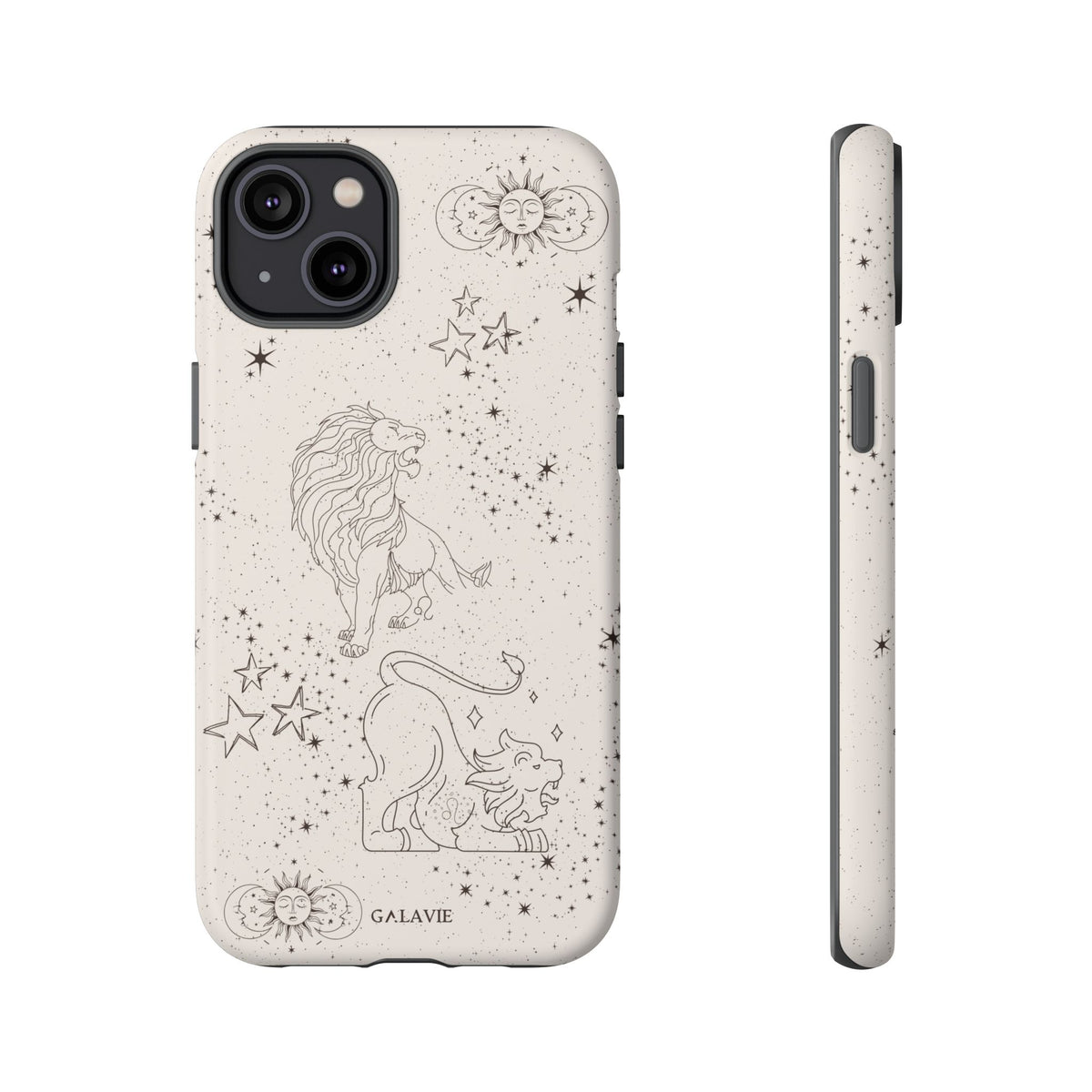 Leo Zodiac Phone Case – Cream