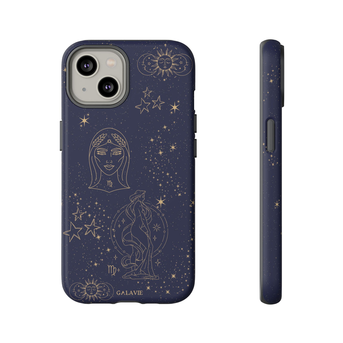 Virgo Zodiac Phone Case – Navy