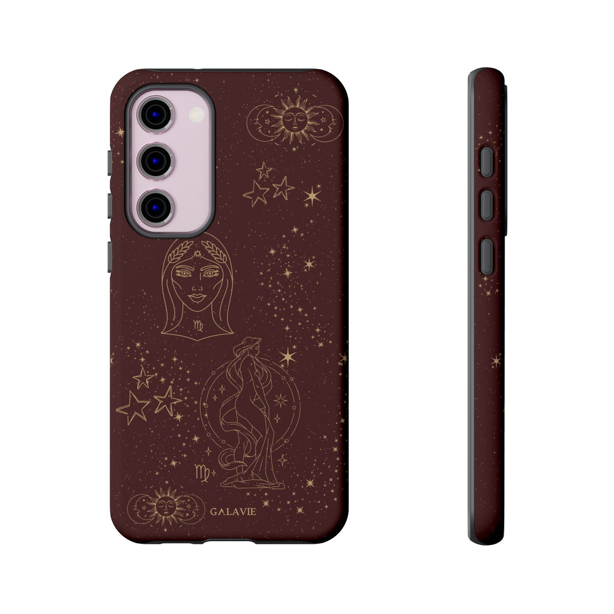 Virgo Zodiac Phone Case – Chocolate