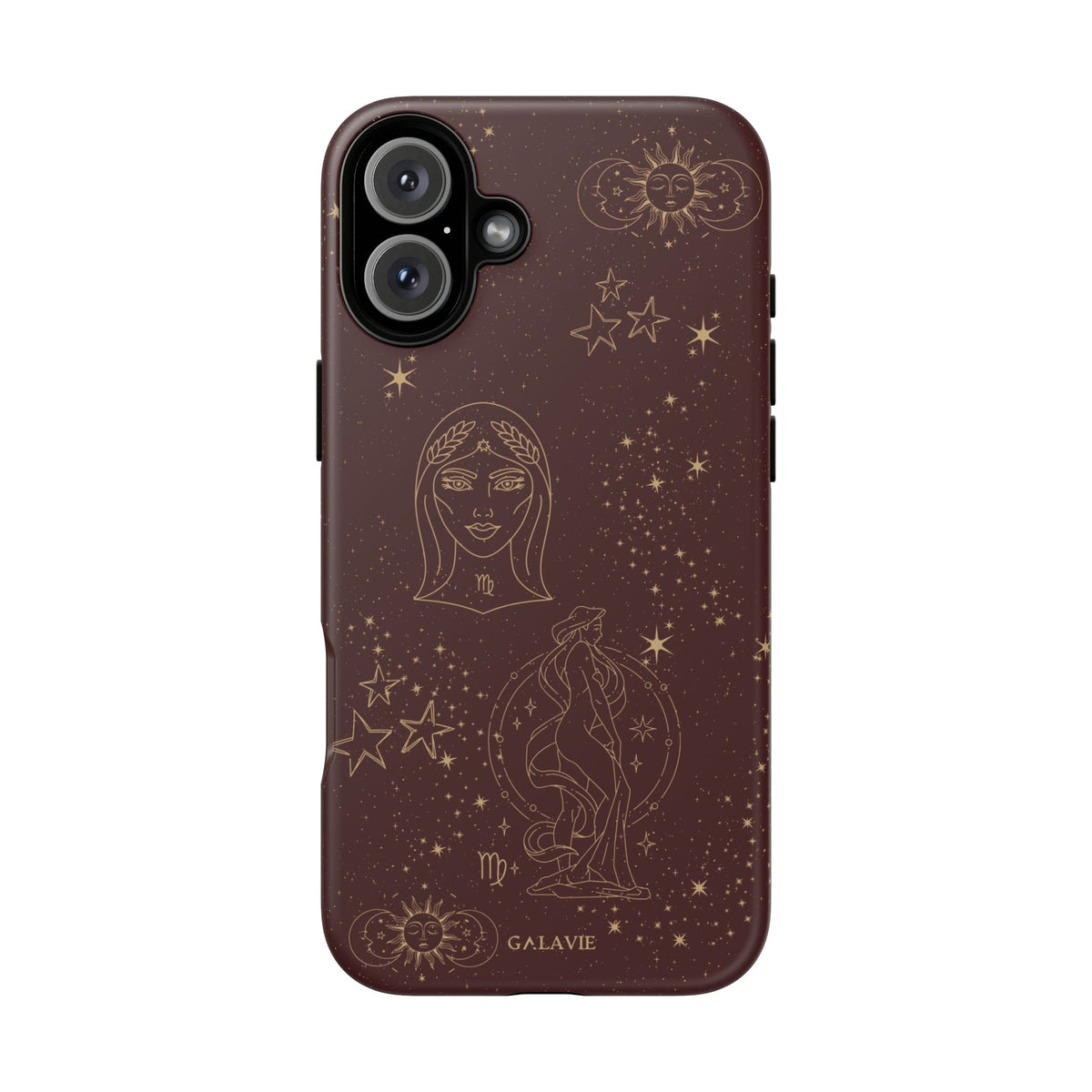 Virgo Zodiac Phone Case – Chocolate