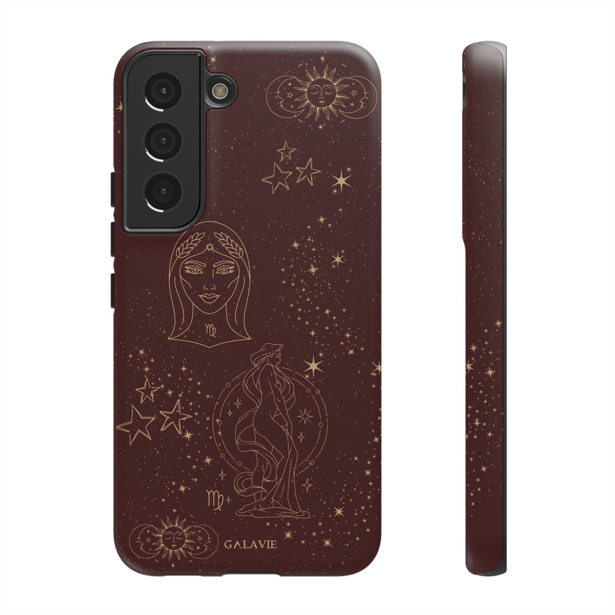 Virgo Zodiac Phone Case – Chocolate