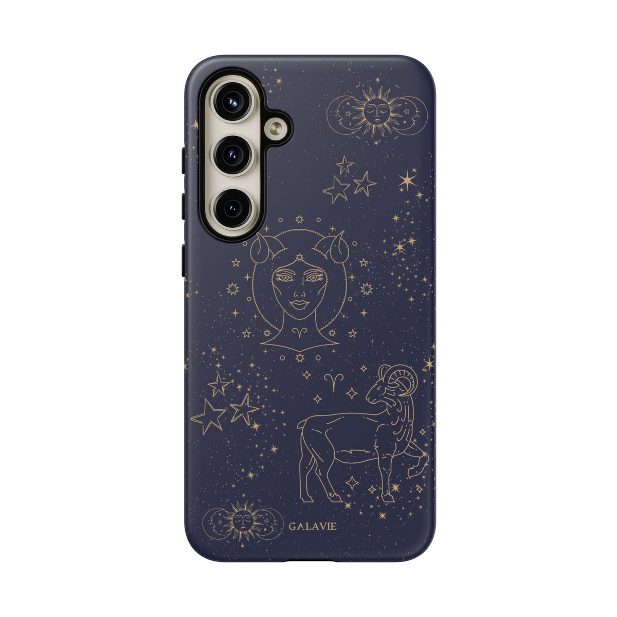 Aries Zodiac Phone Case – Navy