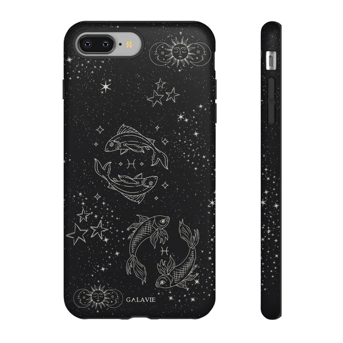 Pisces Zodiac Phone Case – Noir