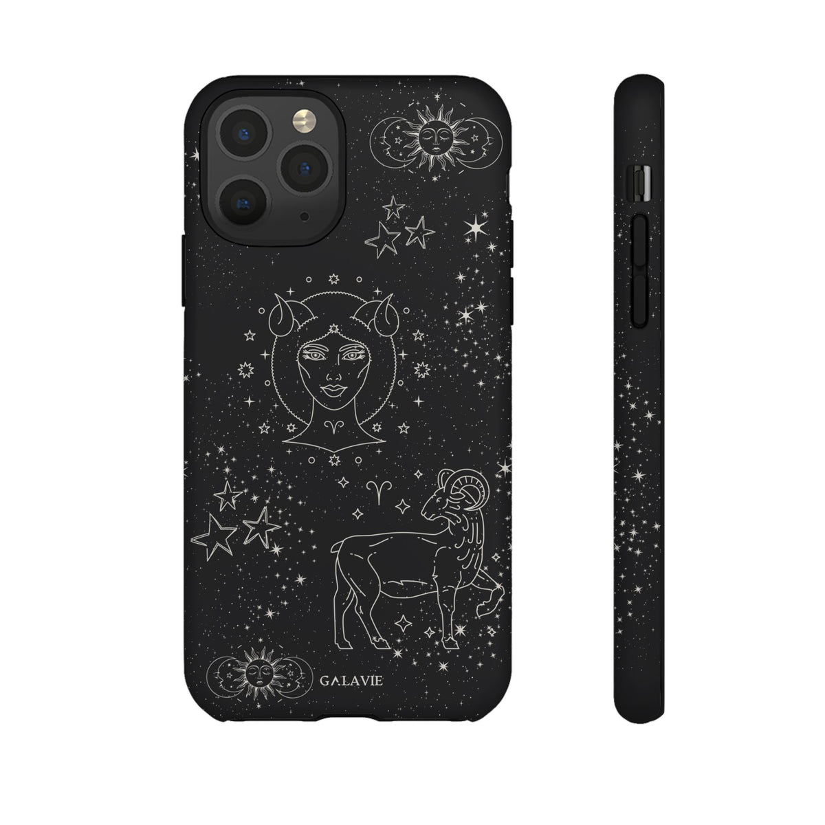 Aries Zodiac Phone Case – Noir