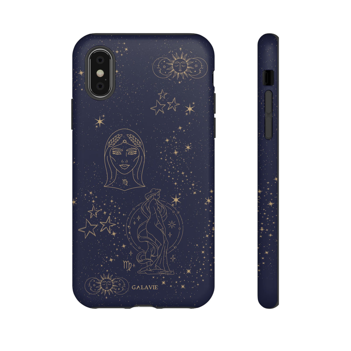 Virgo Zodiac Phone Case – Navy
