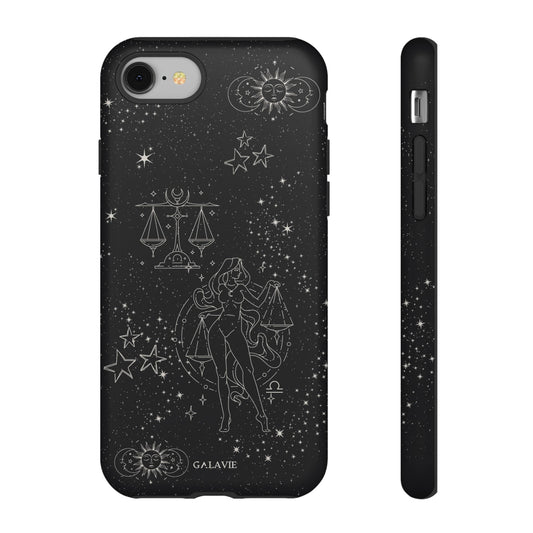 Libra Zodiac Phone Case – Noir
