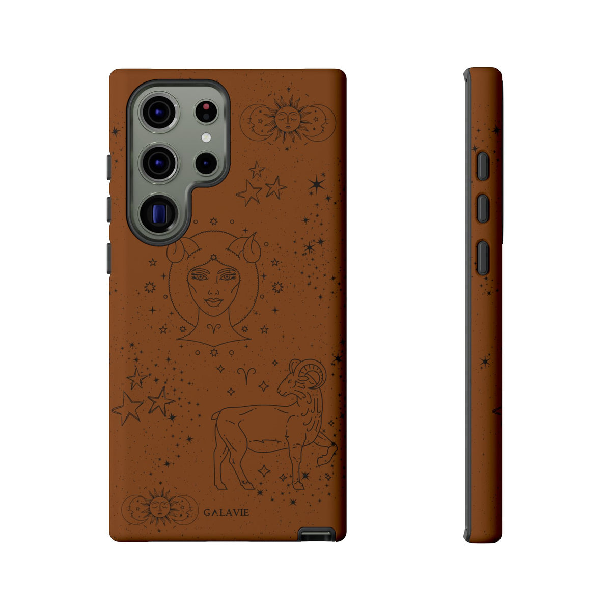 Aries Zodiac Phone Case – Cognac