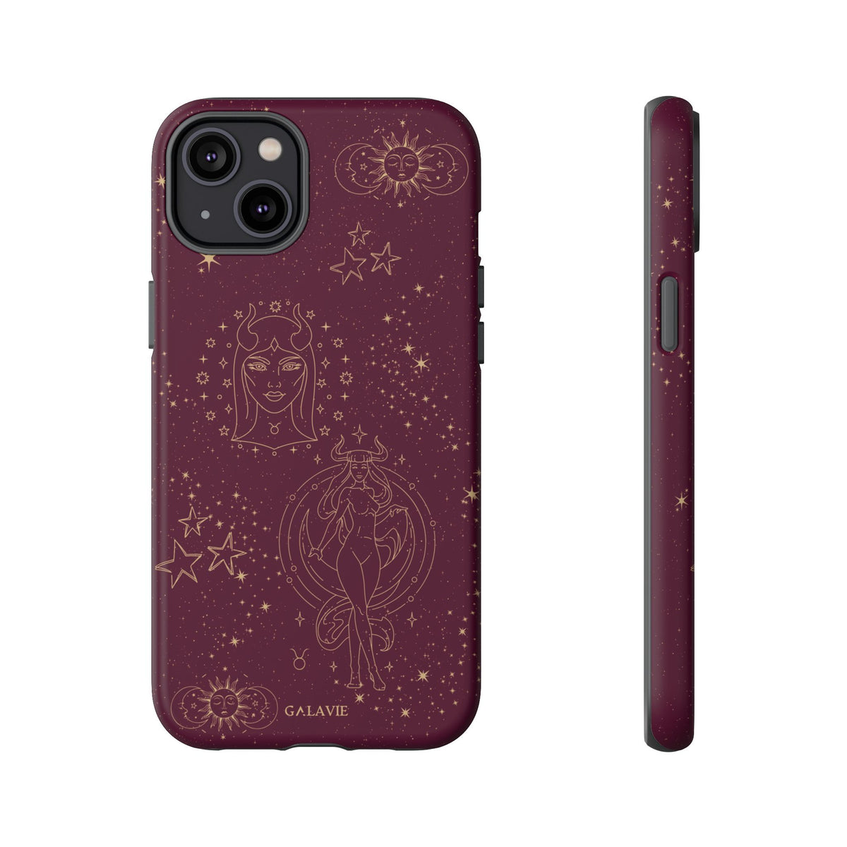 Taurus Zodiac Phone Case – Merlot