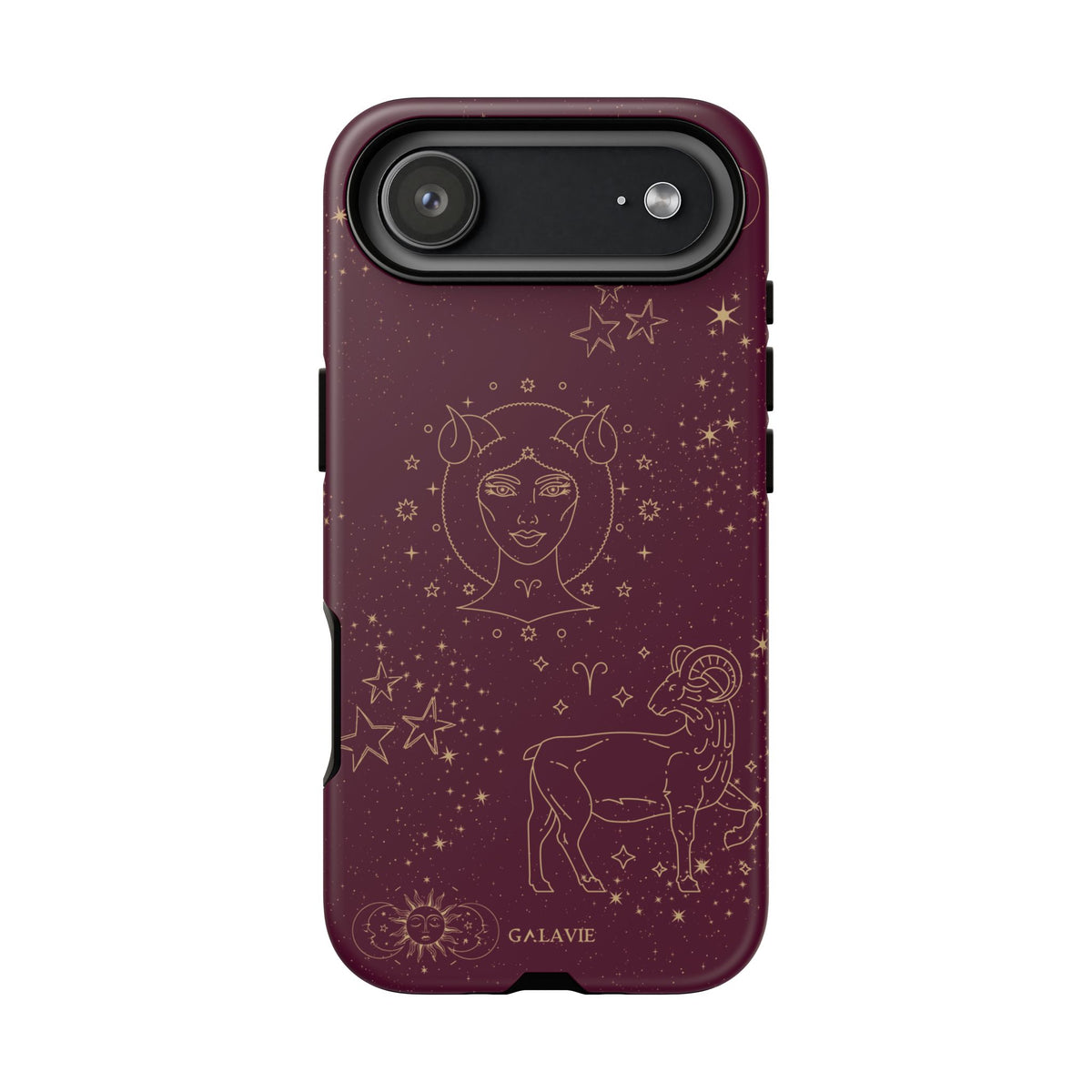 Aries Zodiac Phone Case – Merlot