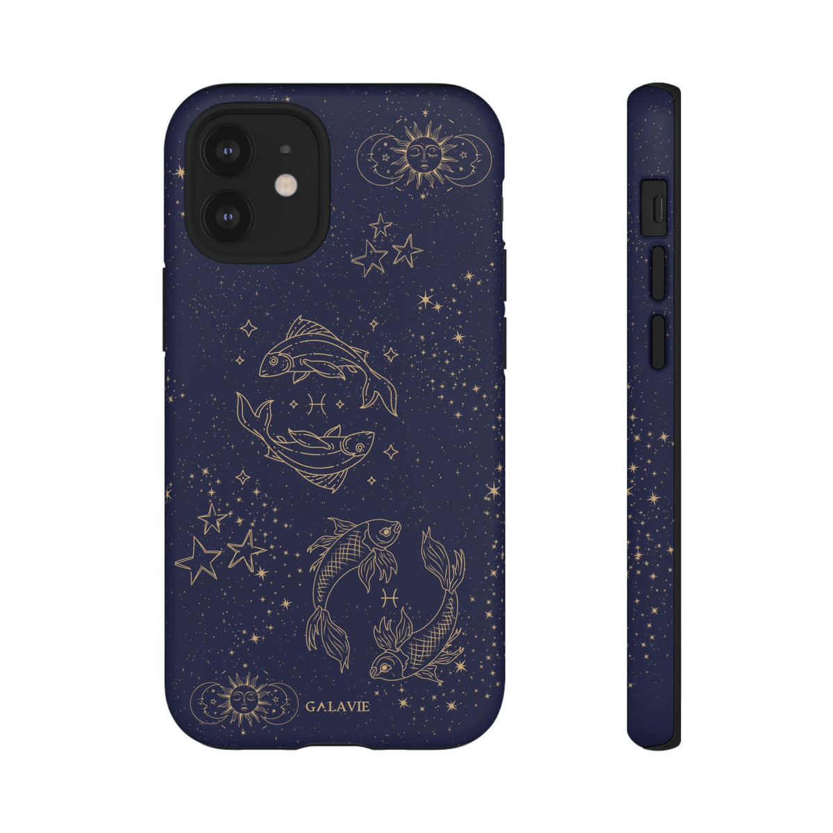 Pisces Zodiac Phone Case – Navy
