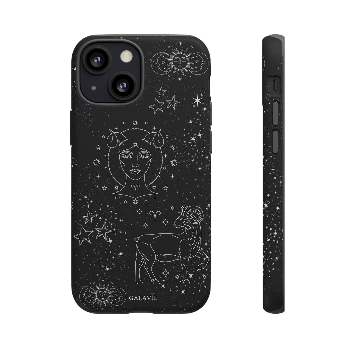 Aries Zodiac Phone Case – Noir