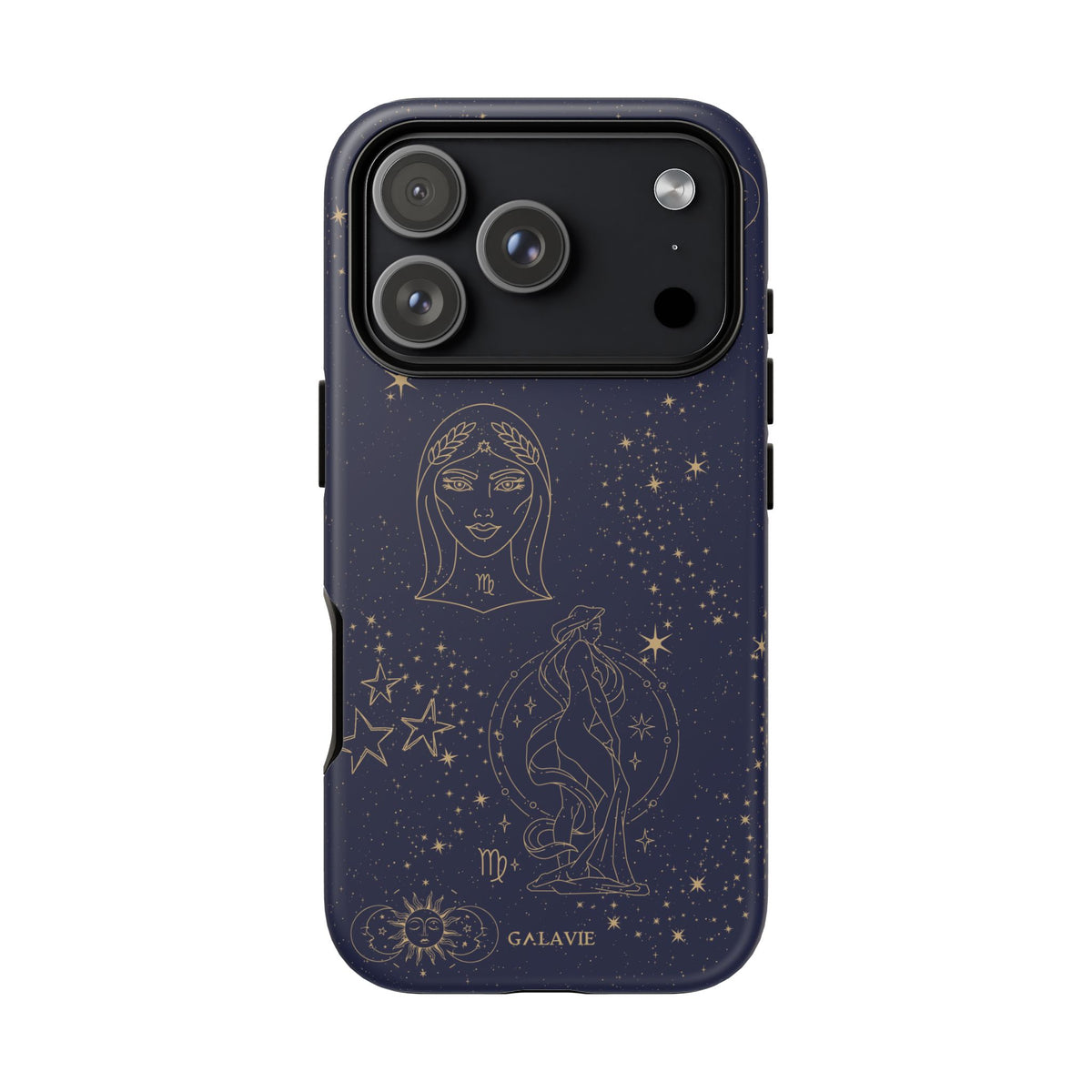 Virgo Zodiac Phone Case – Navy