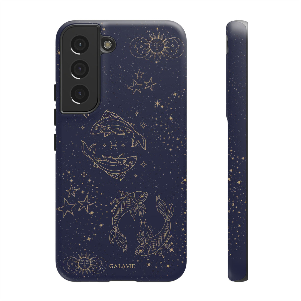 Pisces Zodiac Phone Case – Navy
