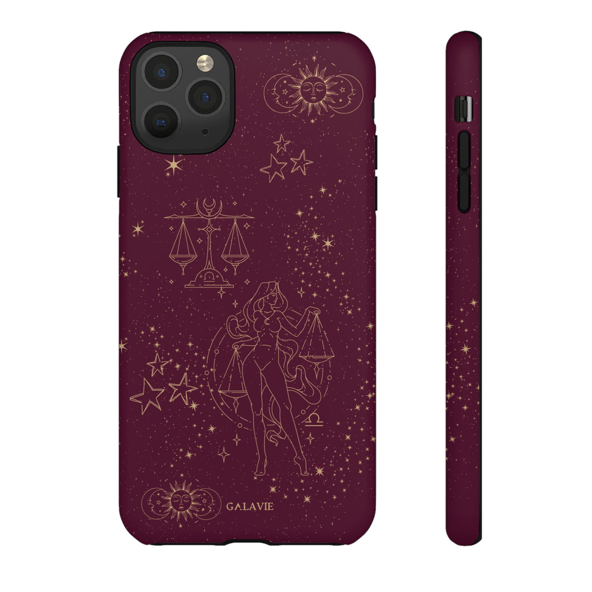 Libra Zodiac Phone Case – Merlot