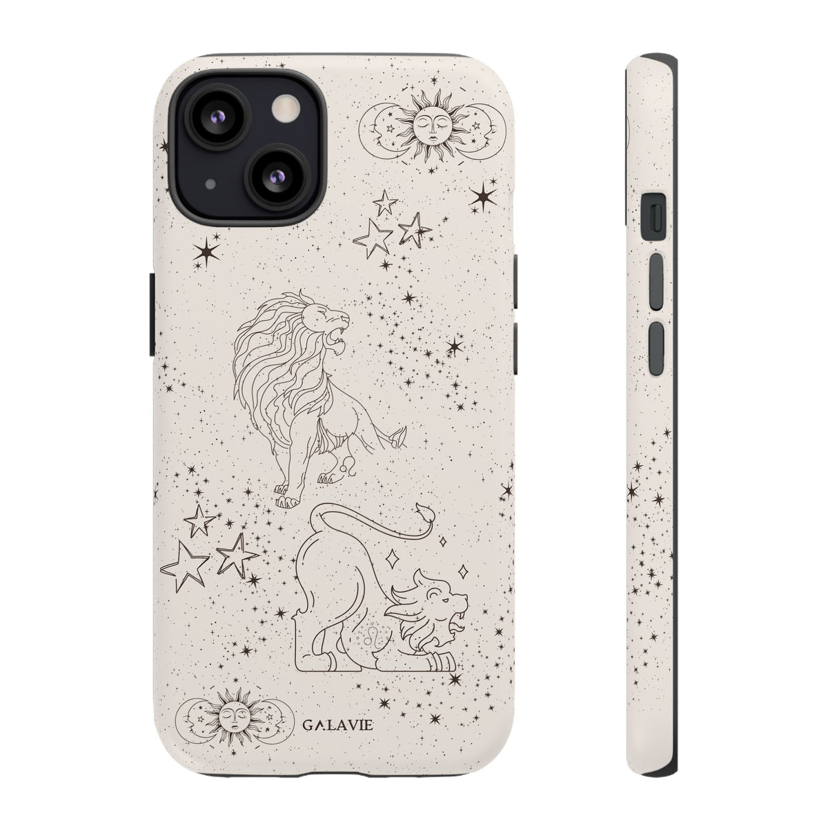 Leo Zodiac Phone Case – Cream