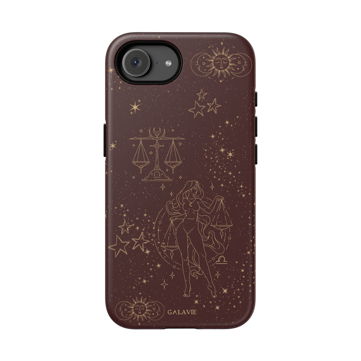 Libra Zodiac Phone Case – Chocolate