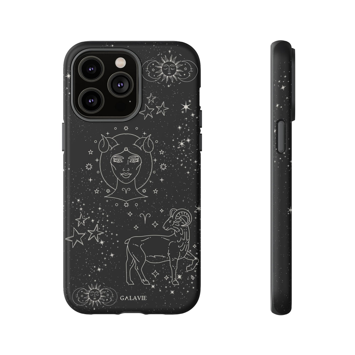 Aries Zodiac Phone Case – Noir