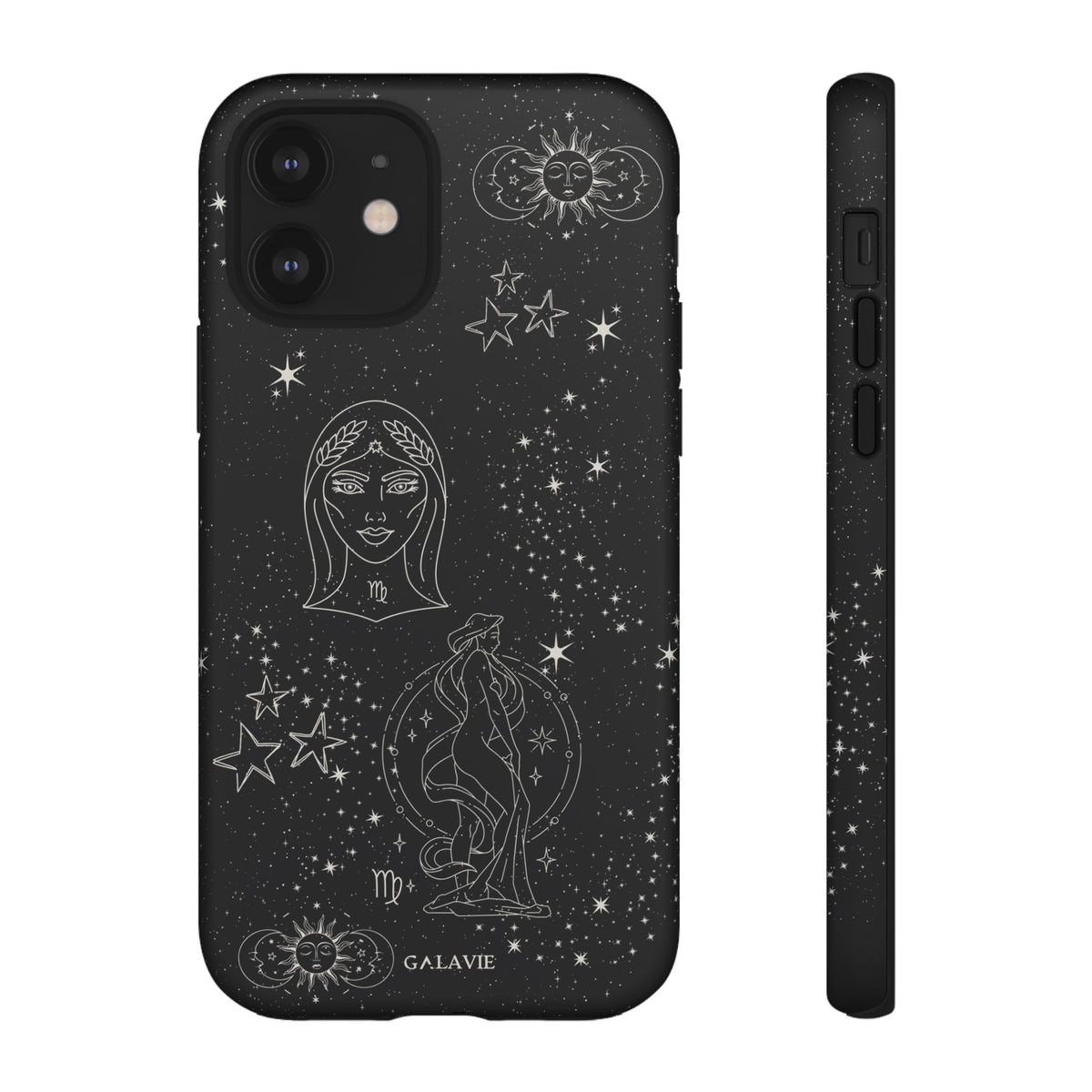 Virgo Zodiac Phone Case – Noir