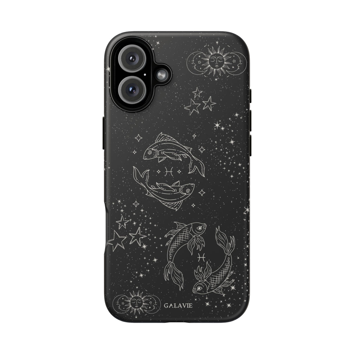 Pisces Zodiac Phone Case – Noir