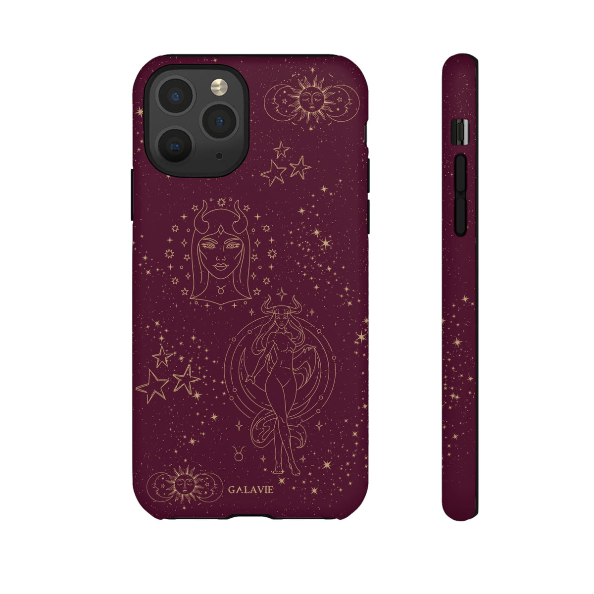 Taurus Zodiac Phone Case – Merlot