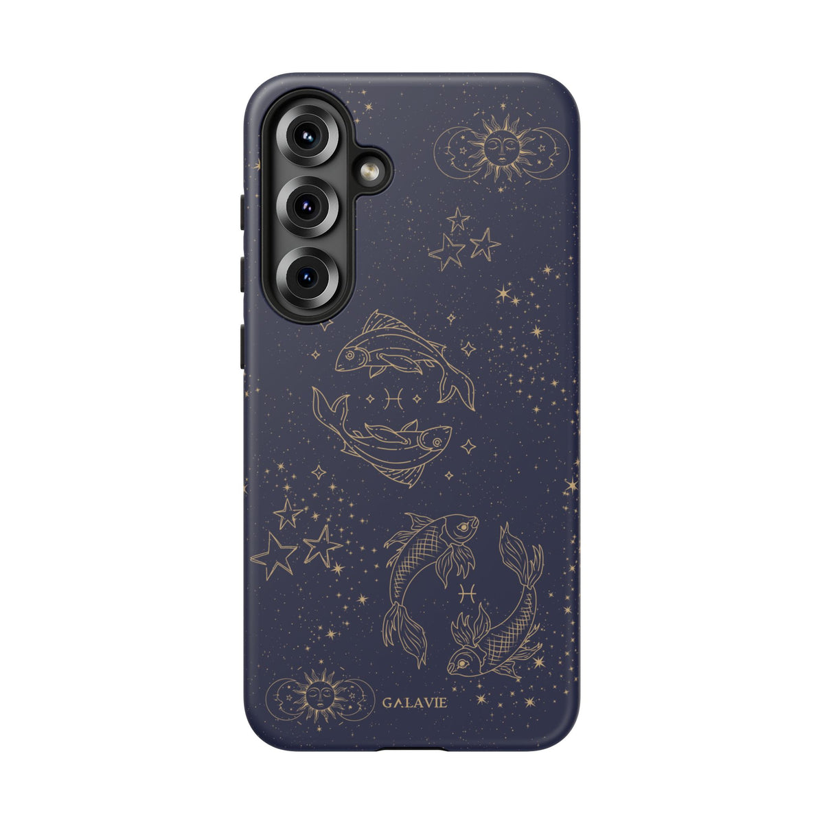 Pisces Zodiac Phone Case – Navy