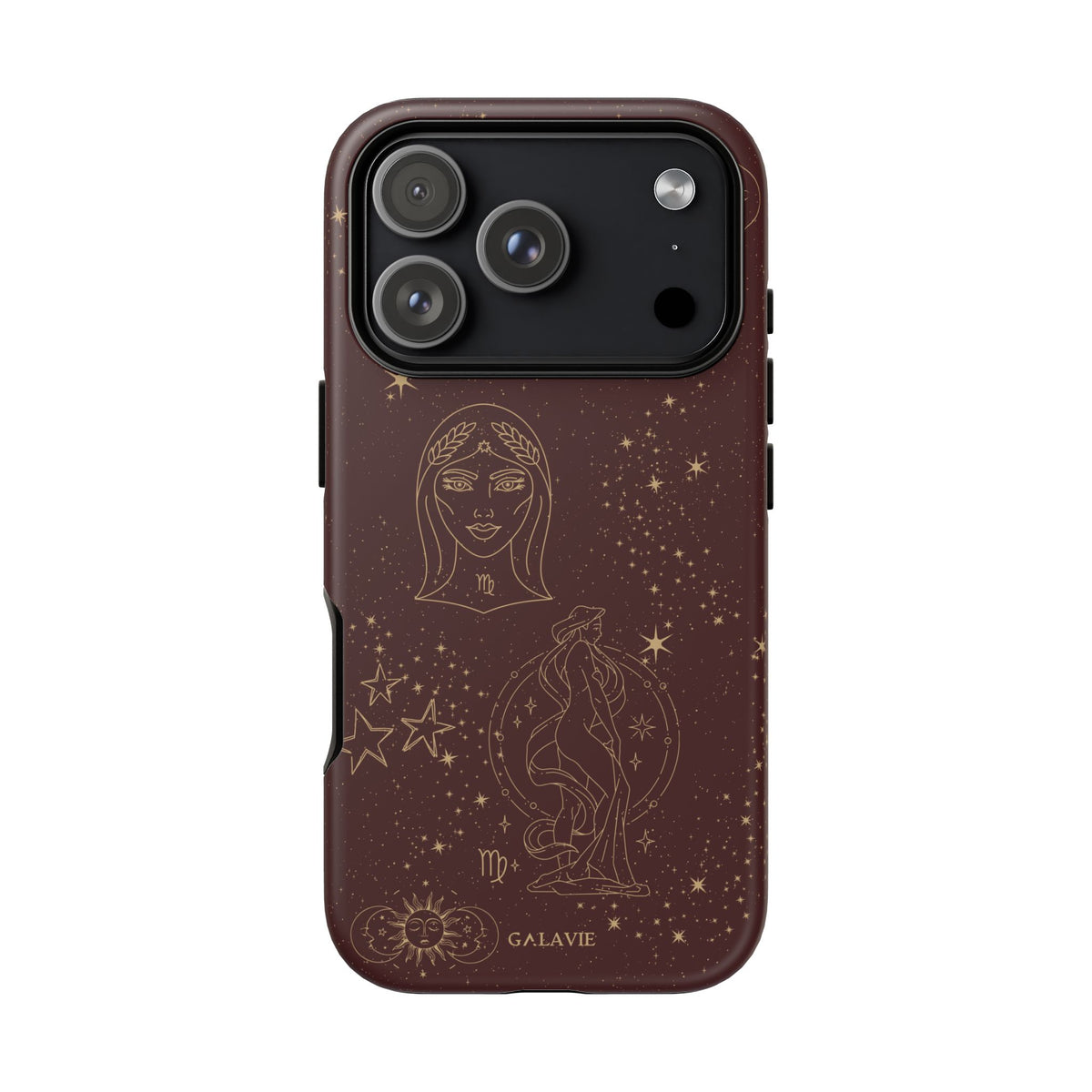 Virgo Zodiac Phone Case – Chocolate