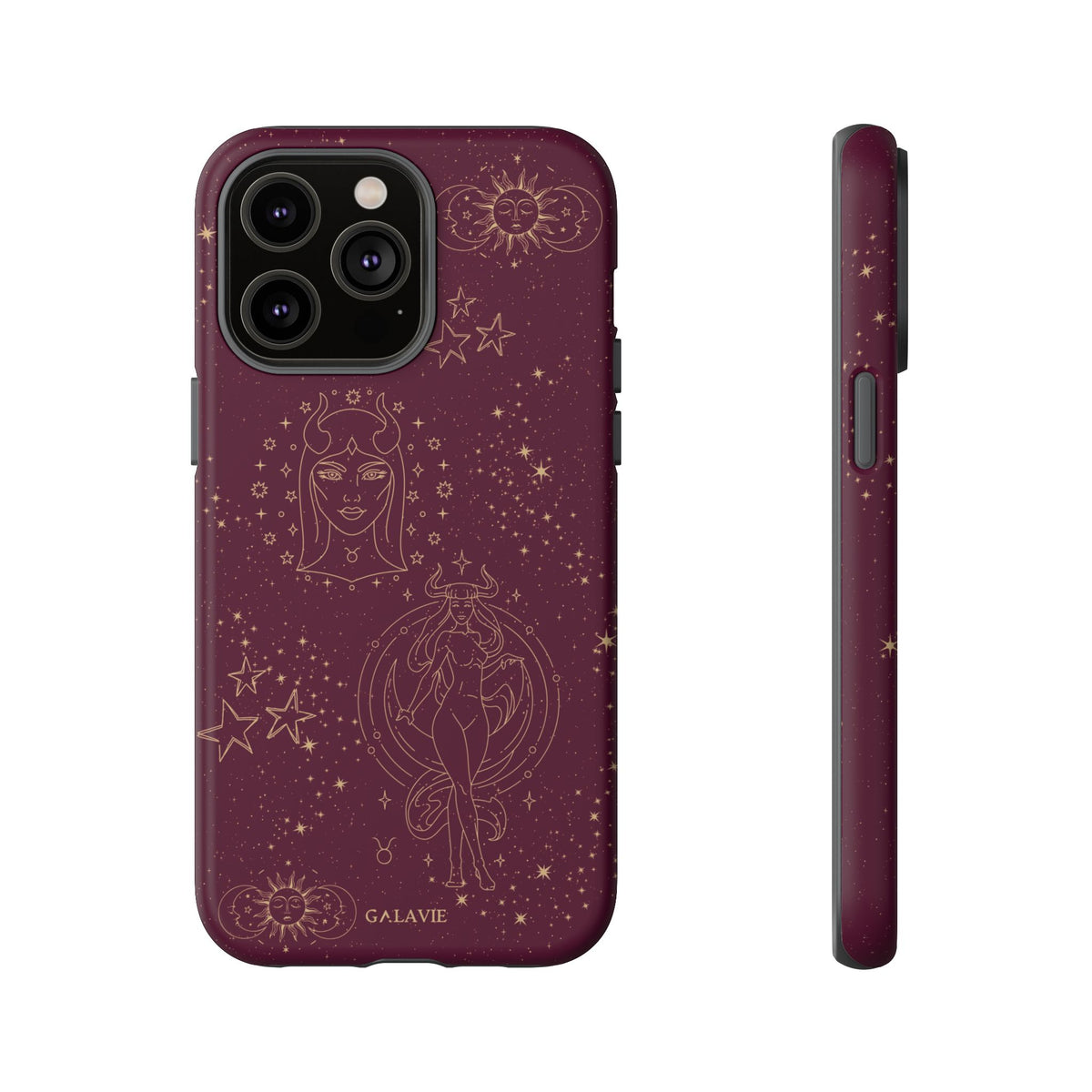 Taurus Zodiac Phone Case – Merlot