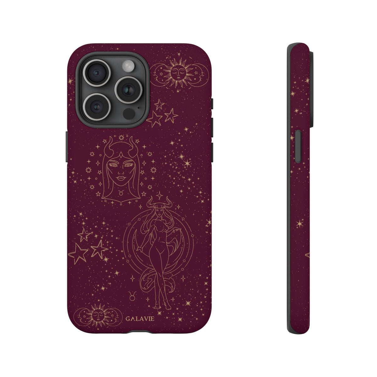 Taurus Zodiac Phone Case – Merlot
