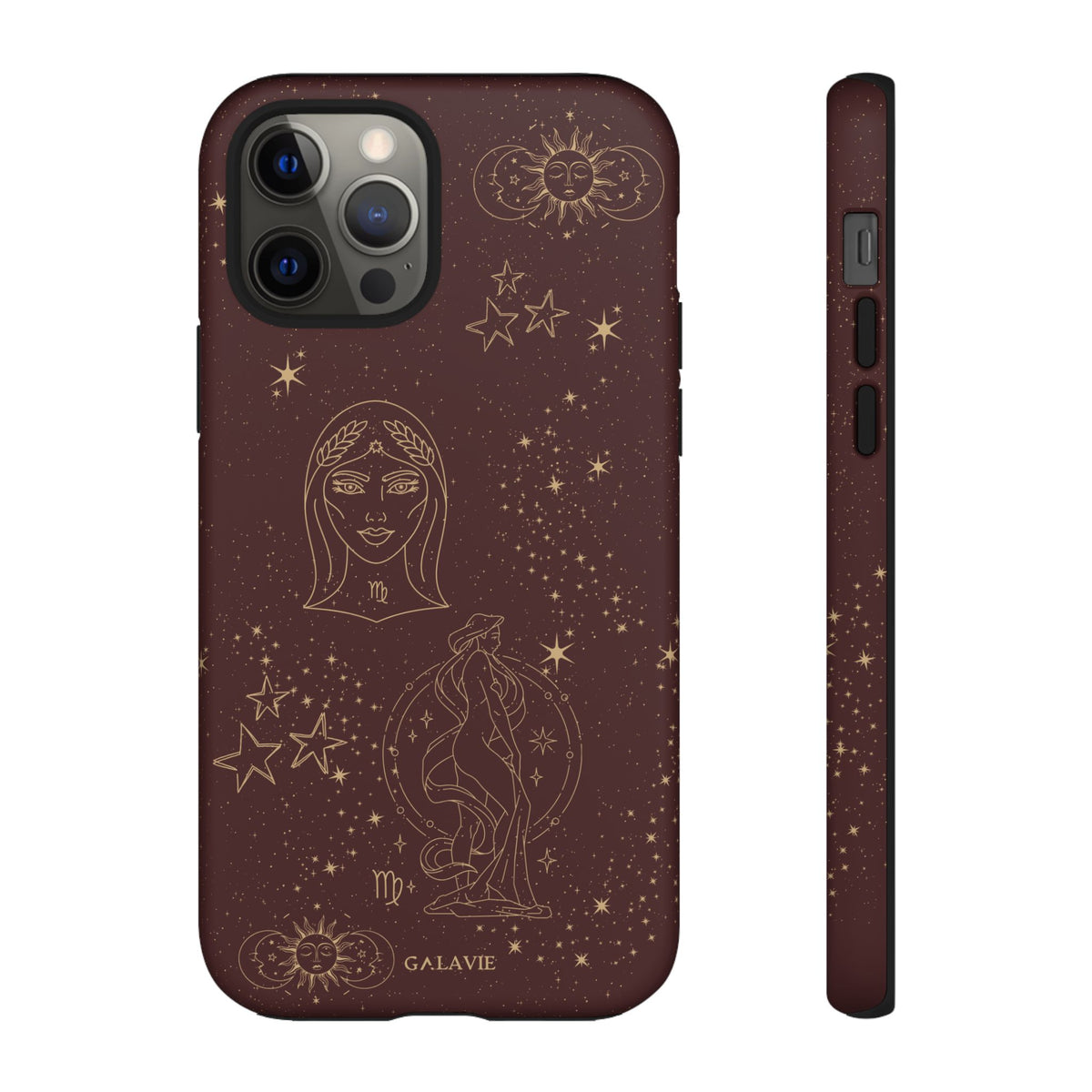 Virgo Zodiac Phone Case – Chocolate