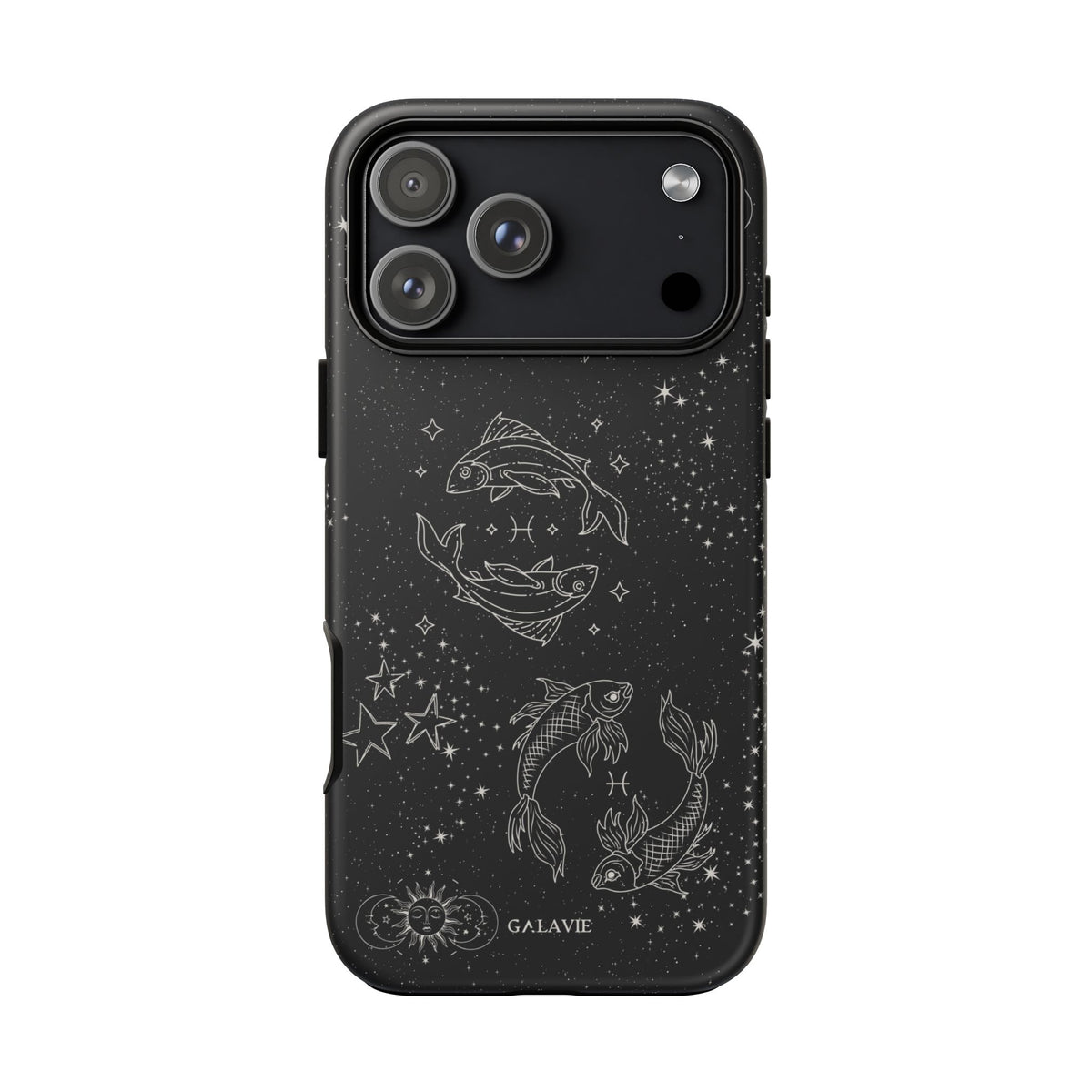 Pisces Zodiac Phone Case – Noir