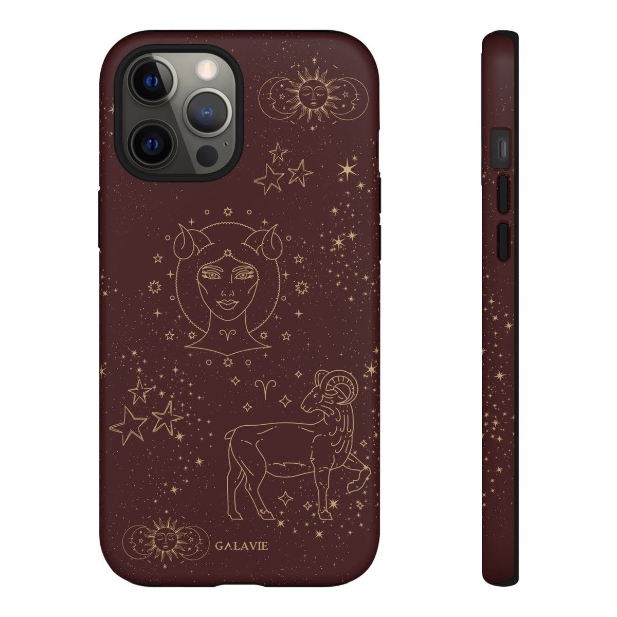 Aries Zodiac Phone Case – Chocolate