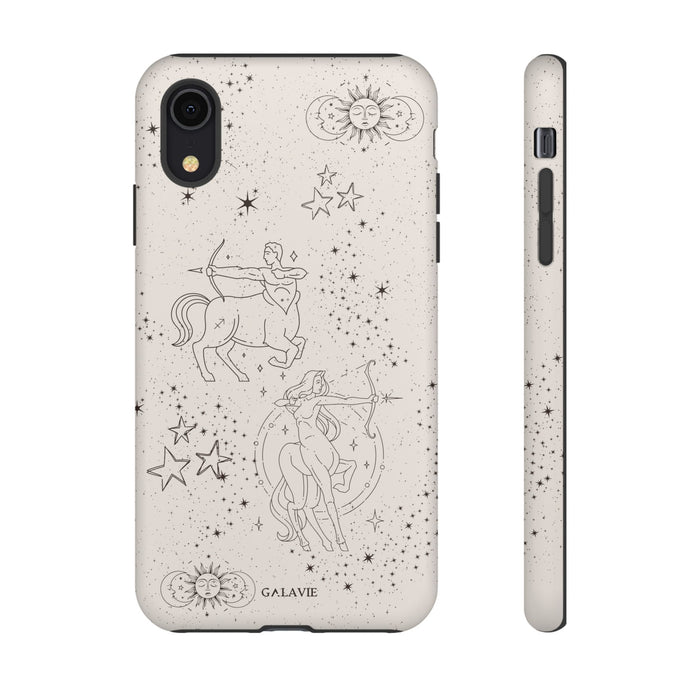 Sagittarius Zodiac Phone Case – Cream