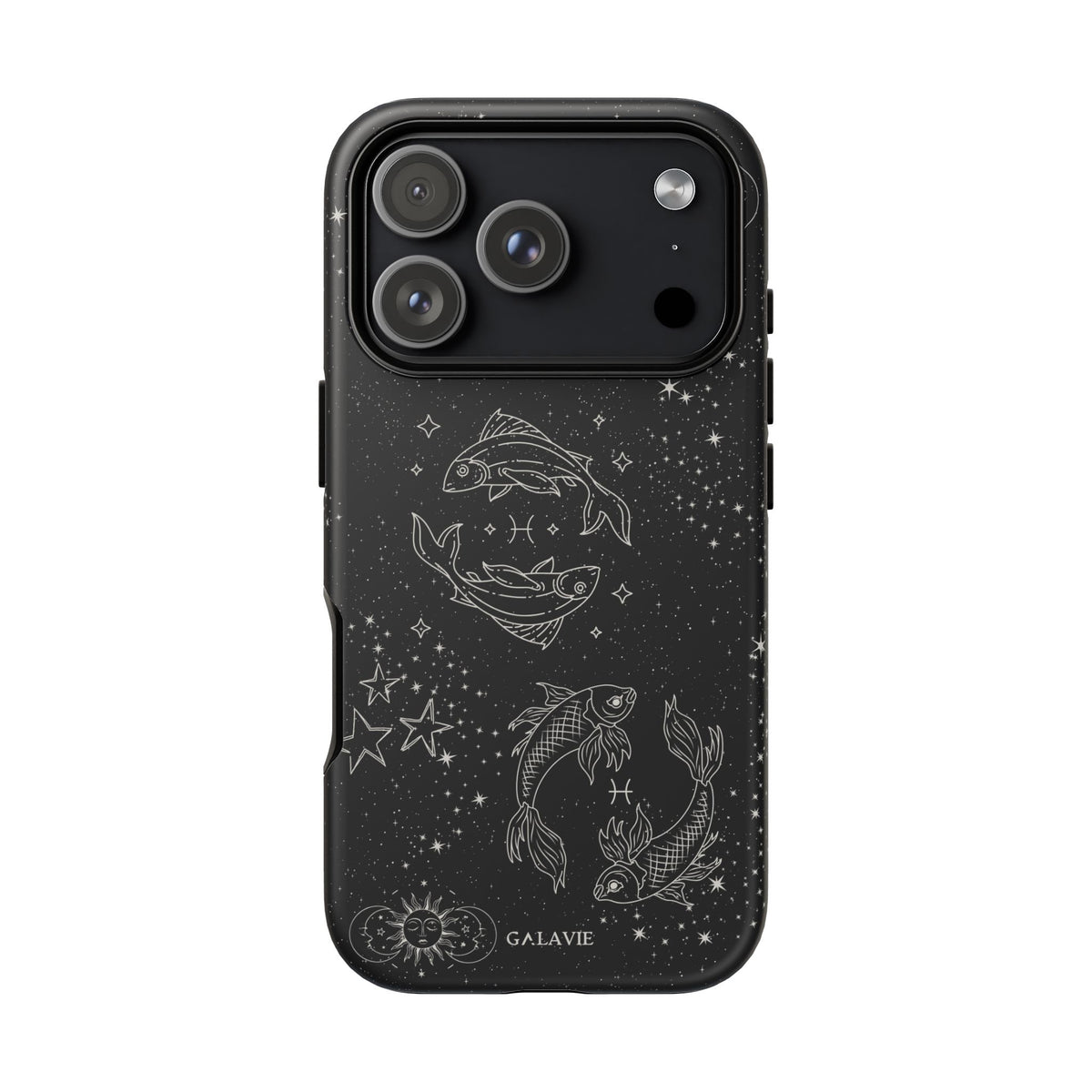 Pisces Zodiac Phone Case – Noir