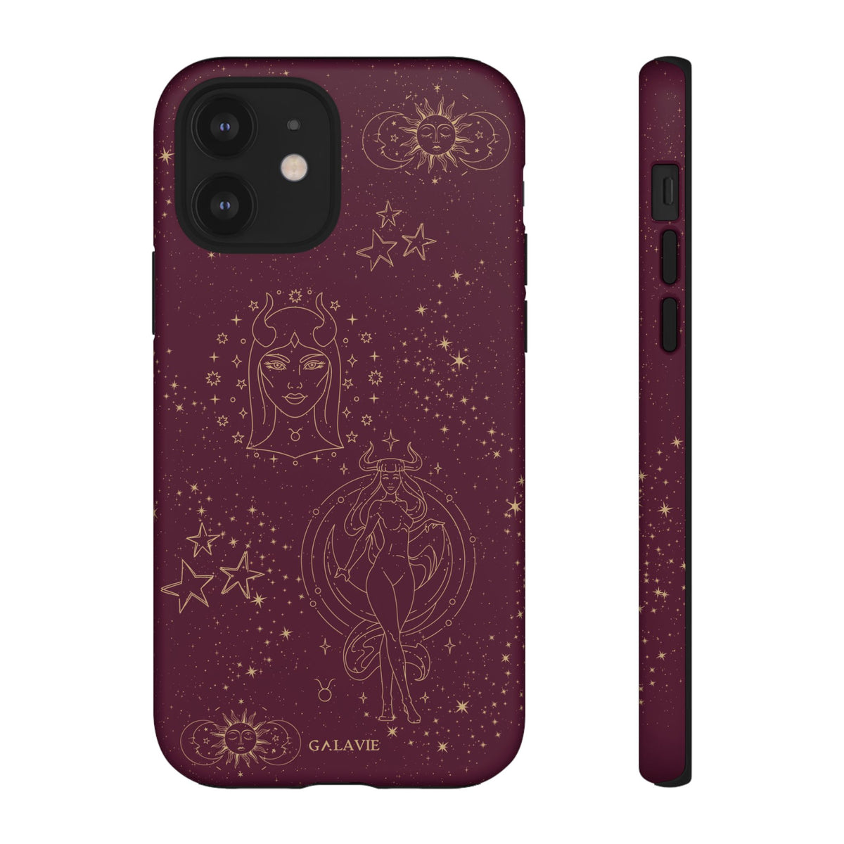 Taurus Zodiac Phone Case – Merlot