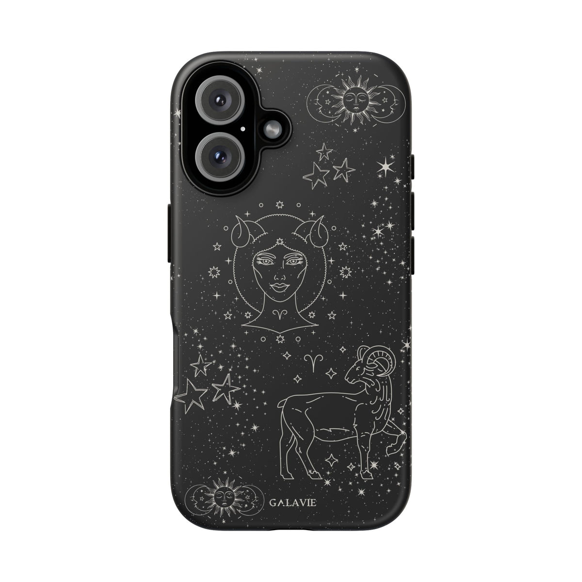 Aries Zodiac Phone Case – Noir