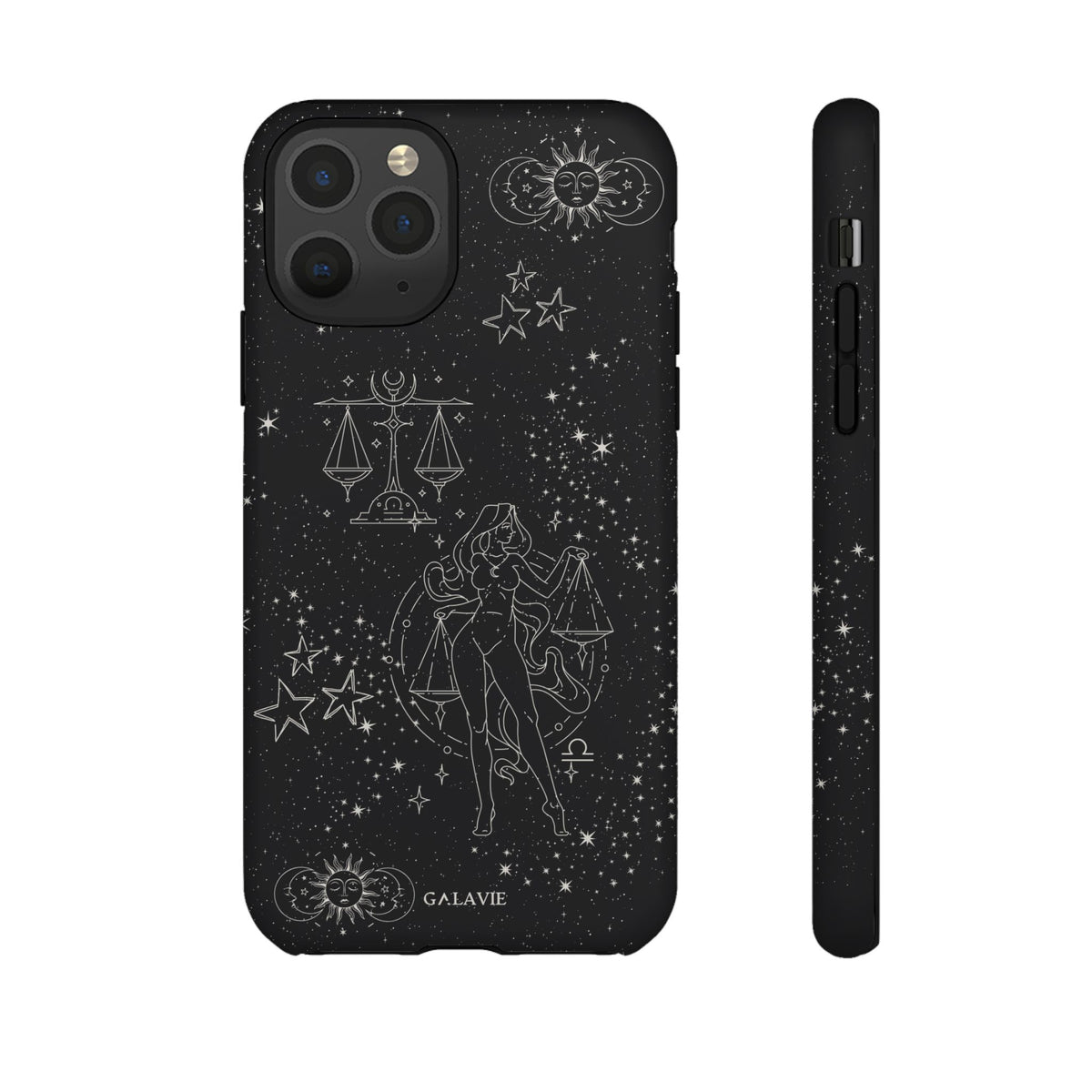 Libra Zodiac Phone Case – Noir