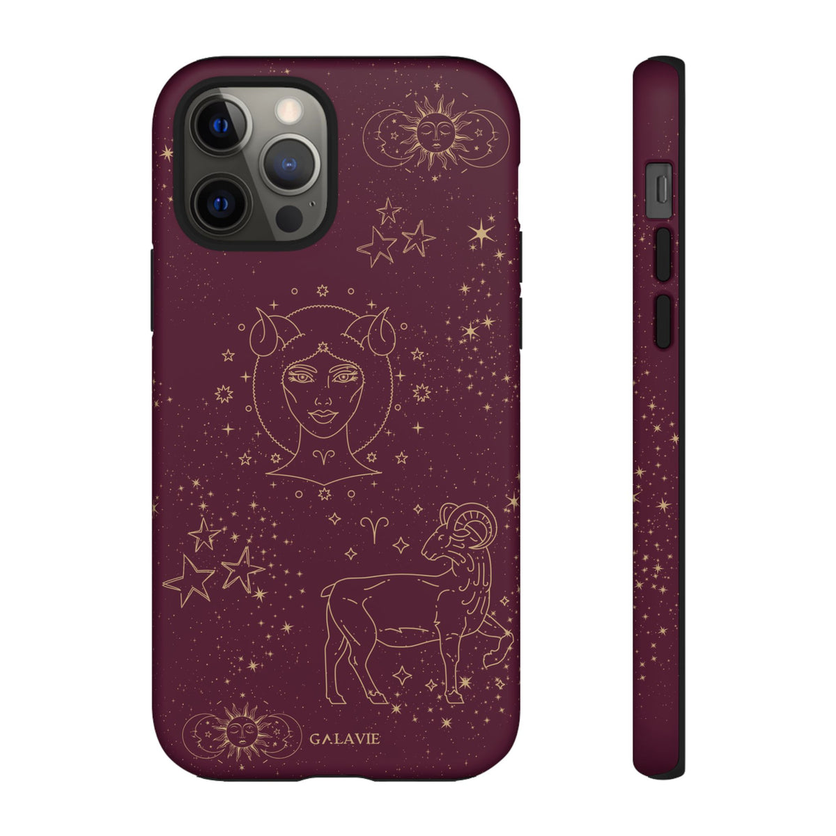 Aries Zodiac Phone Case – Merlot