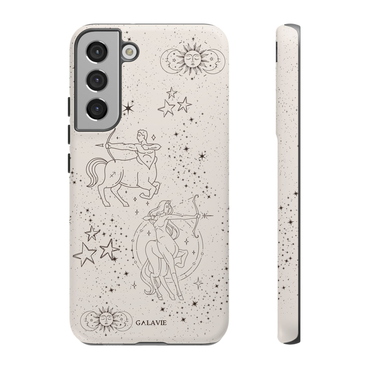 Sagittarius Zodiac Phone Case – Cream