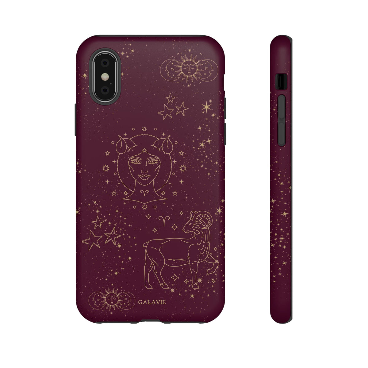 Aries Zodiac Phone Case – Merlot