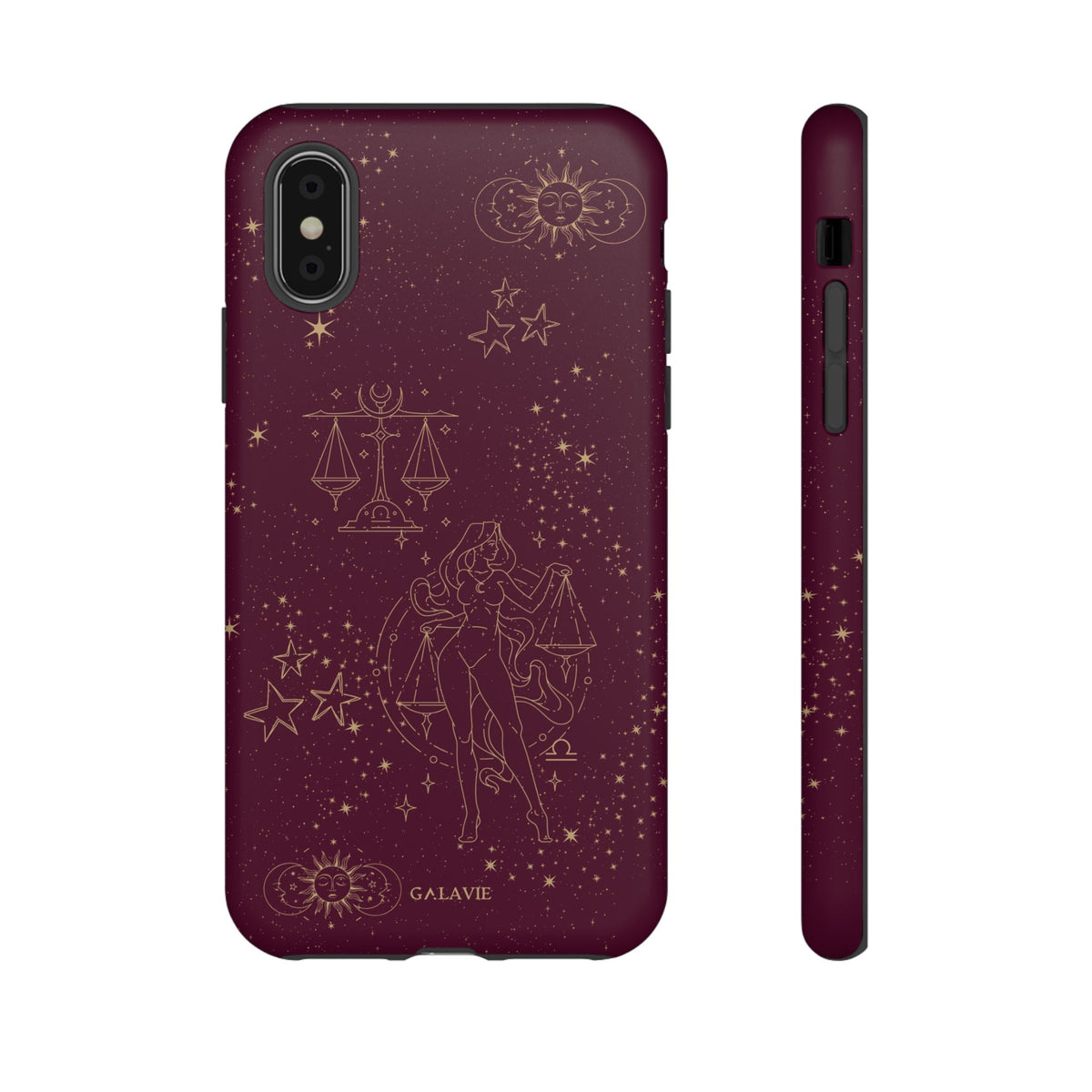 Libra Zodiac Phone Case – Merlot