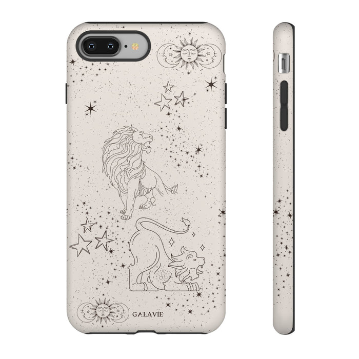 Leo Zodiac Phone Case – Cream