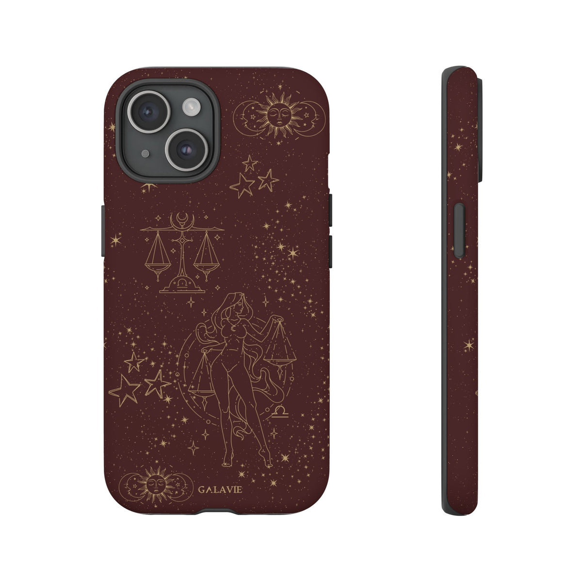 Libra Zodiac Phone Case – Chocolate