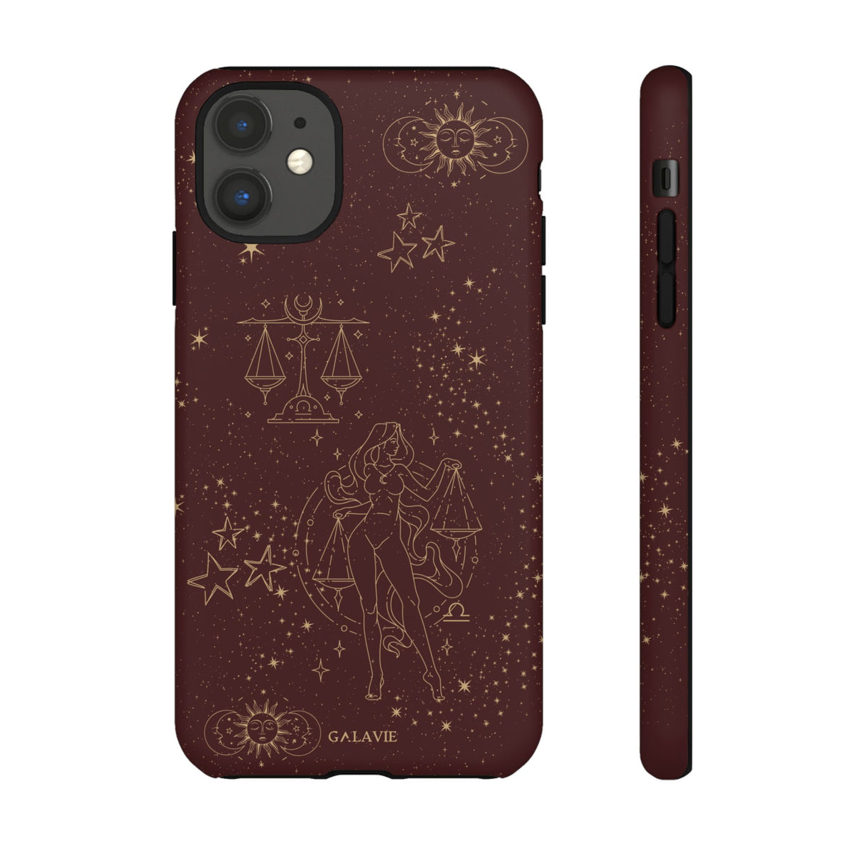 Libra Zodiac Phone Case – Chocolate