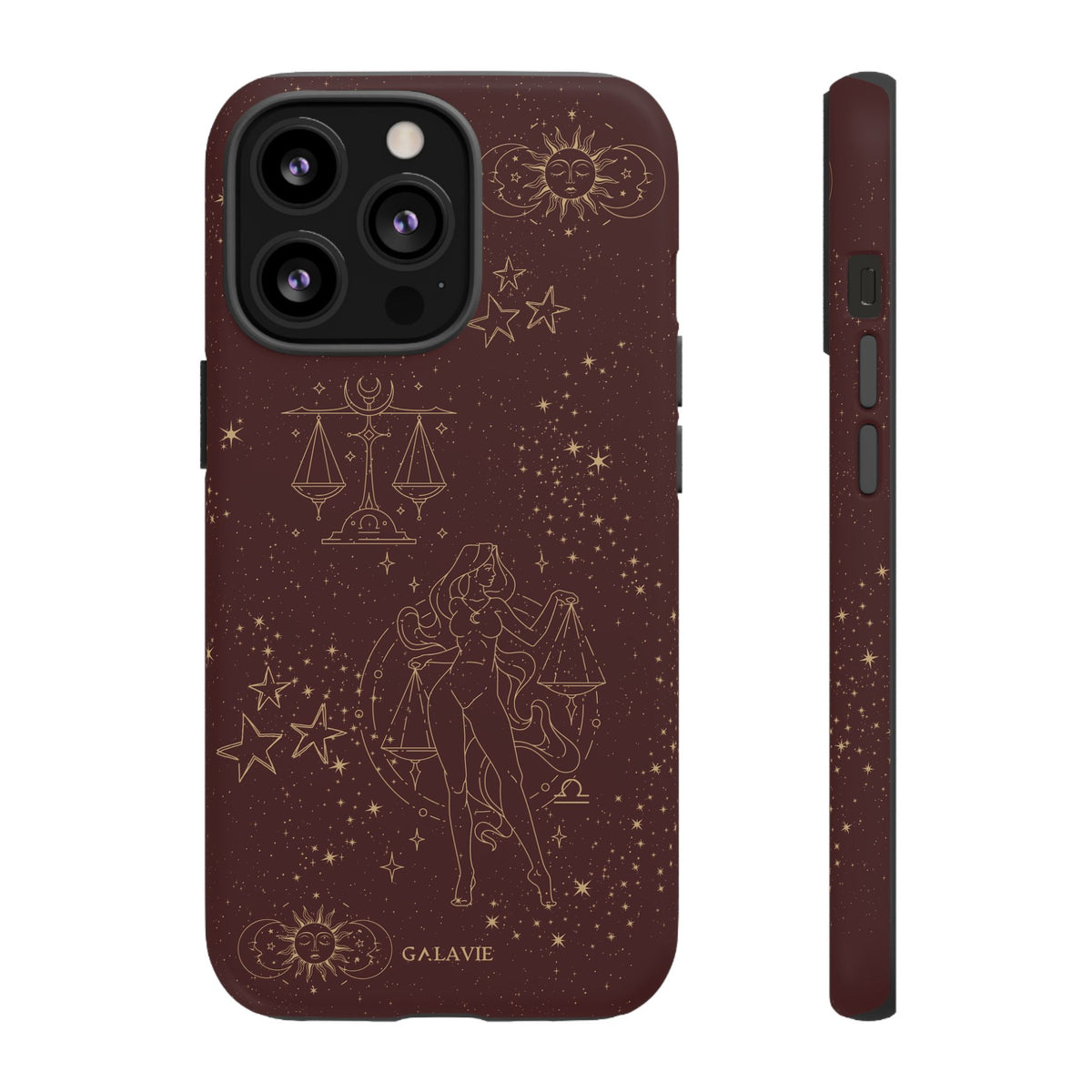Libra Zodiac Phone Case – Chocolate